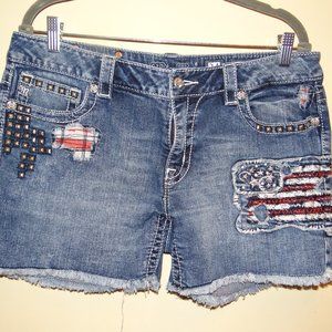 Miss Me Signature Jean Shorts  Style JP7531H2